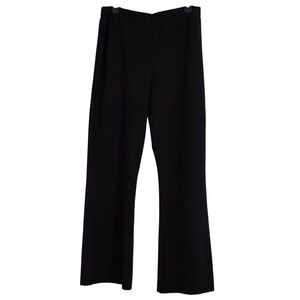 Planet by Lauren G Wide Leg Pants Women's Size 3 US 14-16 Black Stretch Knit USA